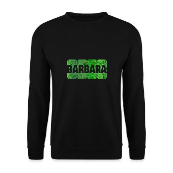 Barbara - Unisex Pullover - Schwarz - Vorne - Alina (178cm) & Michal (187cm)
