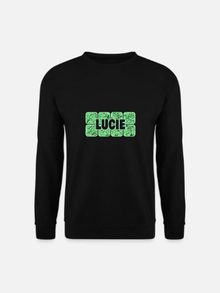First name Lucie - Unisex Sweatshirt - black