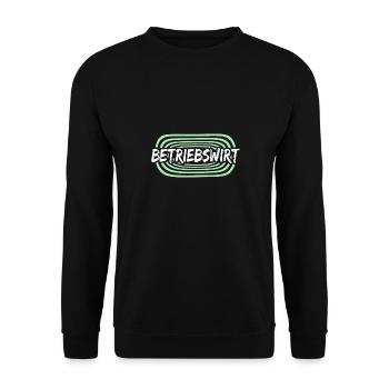 Work Business Economist - Unisex Sweatshirt - black - Front - Alina (178cm) & Michal (187cm)