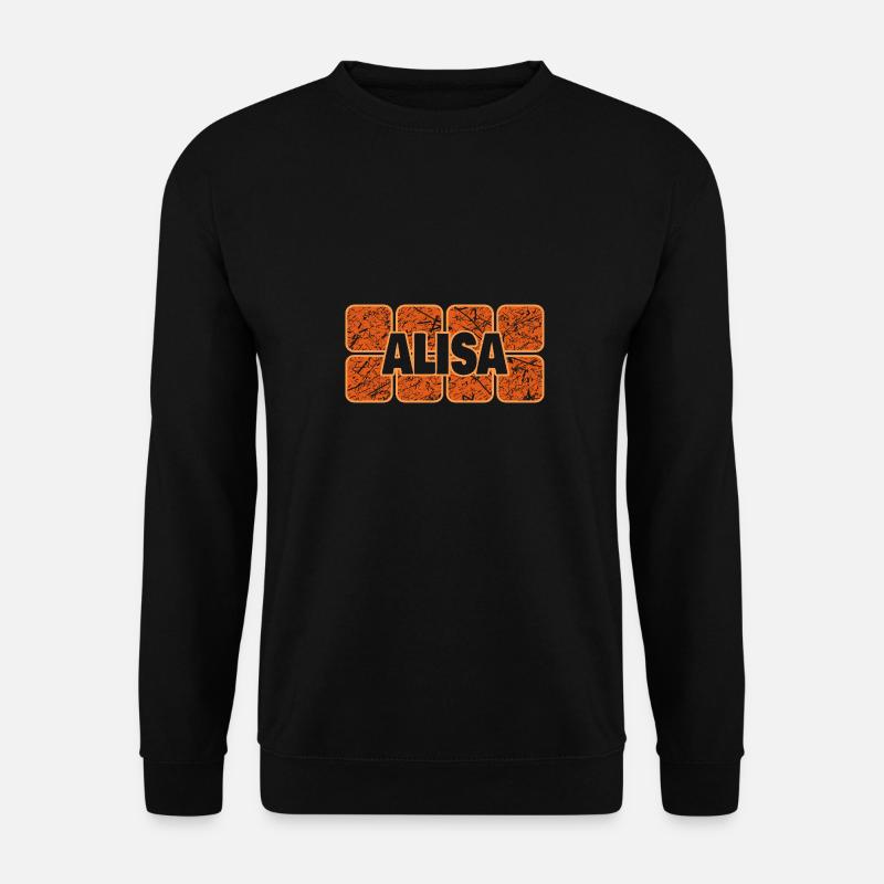 First name Alisa - Unisex Sweatshirt - black