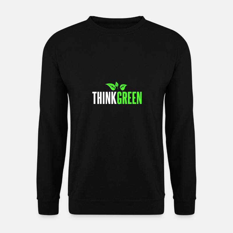 Think Green - Unisex Pullover - Schwarz
