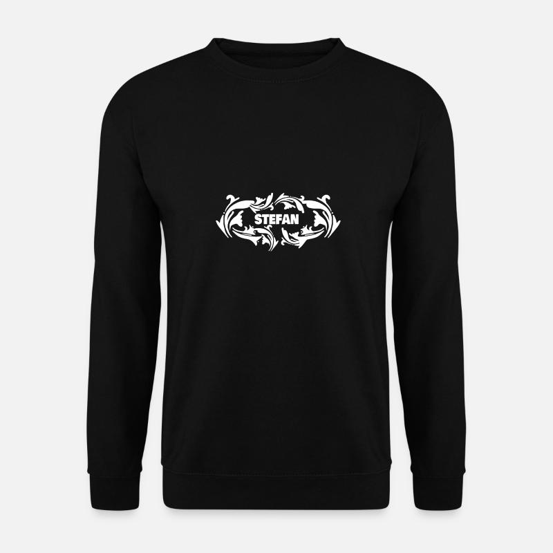 Name Stefan - Unisex Sweatshirt - black