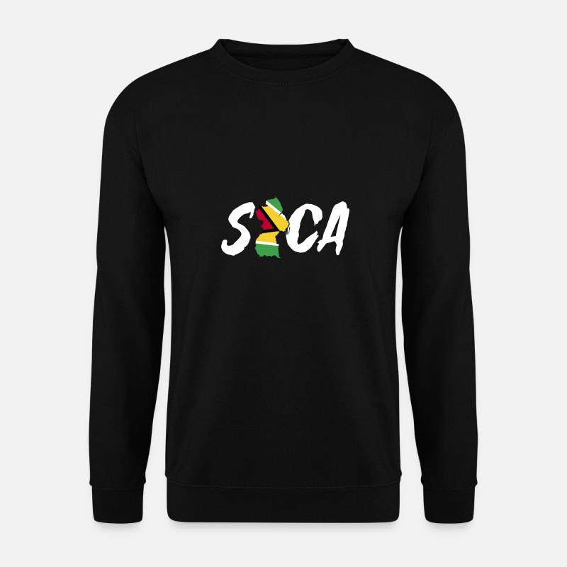 Guyana Flag Guyanais Guyanais - Sweat-shirt Unisexe - noir