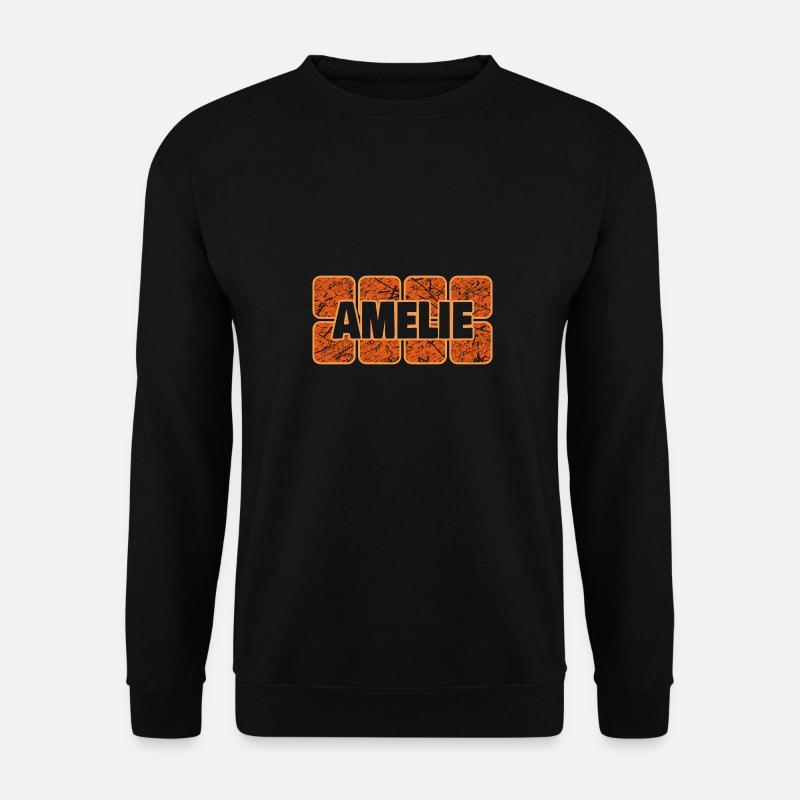 First name amelie - Unisex Sweatshirt - black