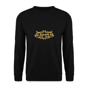 Noah - Unisex Sweatshirt - black - Front - Alina (178cm) & Michal (187cm)