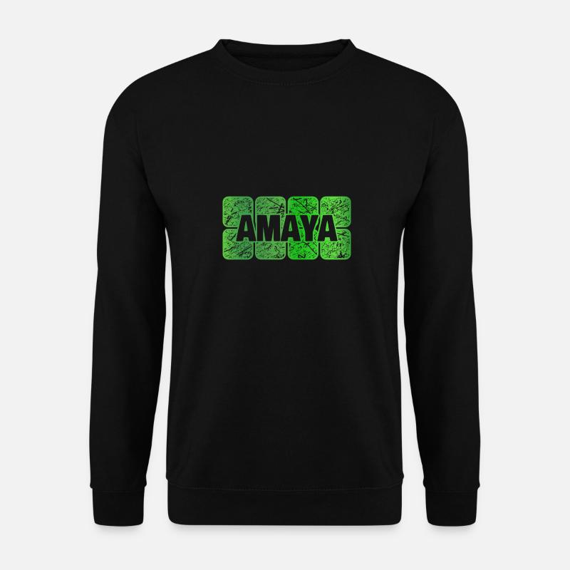 Amaya - Unisex Pullover - Schwarz