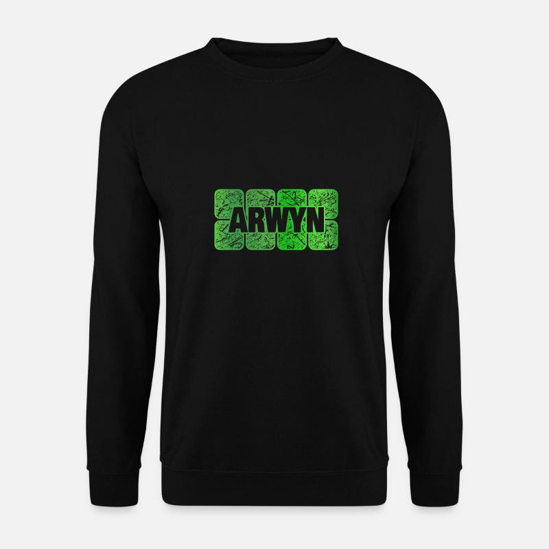 Vorname Arwyn - Unisex Pullover - Schwarz
