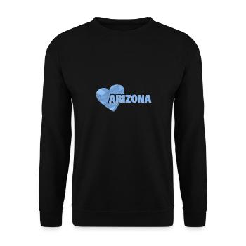 Mom Arizona - Unisex Sweatshirt - black - Front - Alina (178cm) & Michal (187cm)