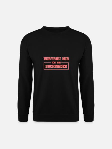 Bookbinder as Funny - Unisex Sweatshirt - black