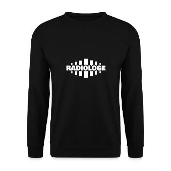 Radiologe - Unisex Pullover - Schwarz - Vorne - Alina (178cm) & Michal (187cm)