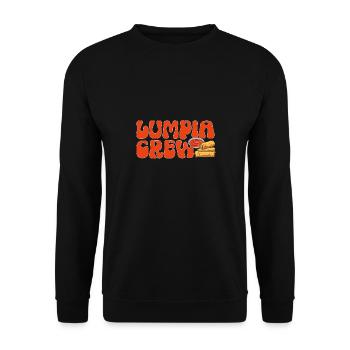Lumpia Filipino Food Philippines - Unisex Sweatshirt - black - Front - Alina (178cm) & Michal (187cm)