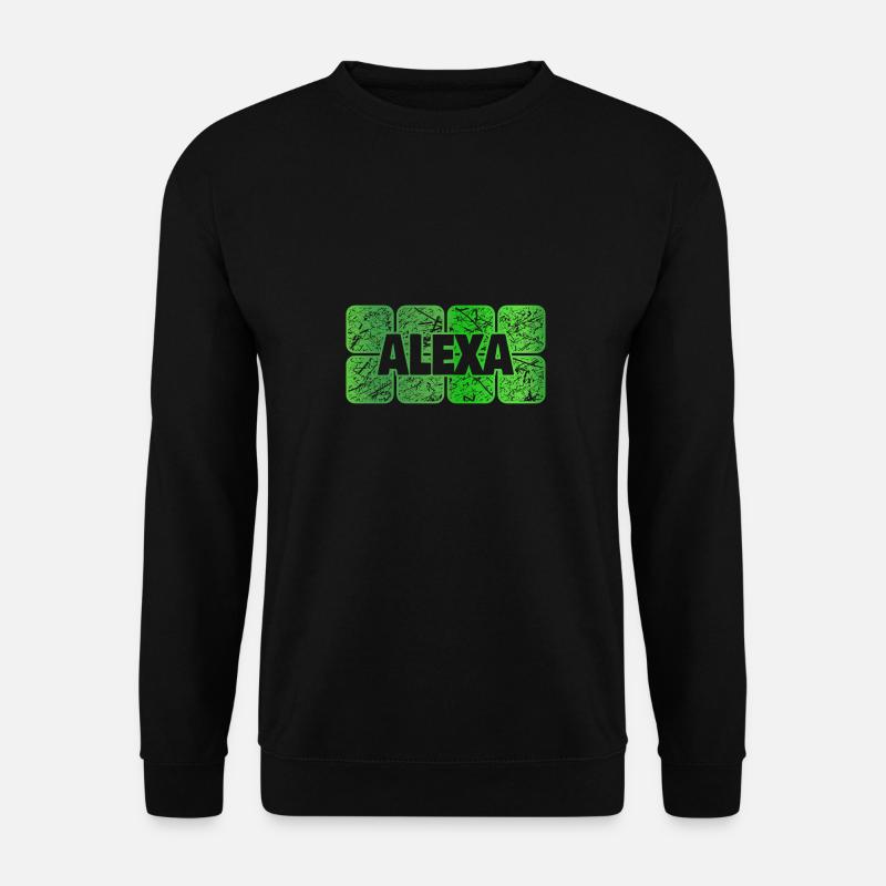 First name Alexa - Unisex Sweatshirt - black