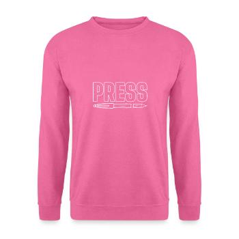 Author - Unisex Sweatshirt - pink - Front