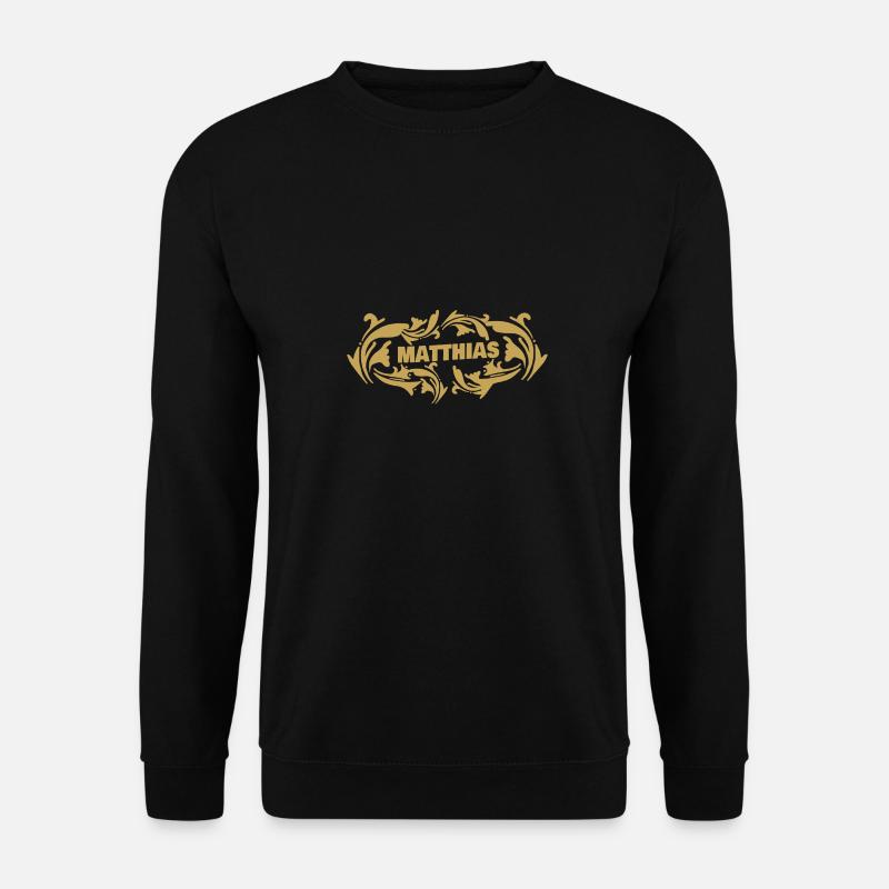 Matthias as a name - Unisex Sweatshirt - black