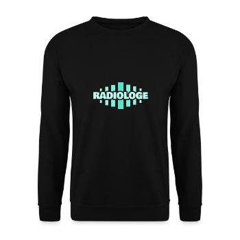 Occupation Radiologist - Unisex Sweatshirt - black - Front - Alina (178cm) & Michal (187cm)