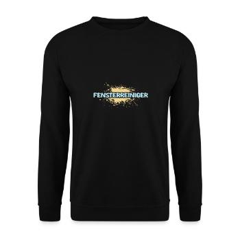 Window cleaner as a job - Unisex Sweatshirt - black - Front - Alina (178cm) & Michal (187cm)