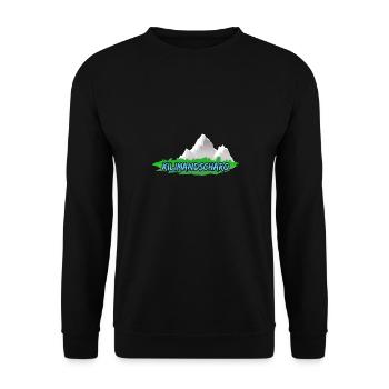 Kilimanjaro Kilimanjaro - Unisex Sweatshirt - black - Front - Alina (178cm) & Michal (187cm)
