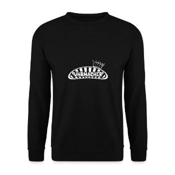 Watchmaker - Unisex Sweatshirt - black - Front - Alina (178cm) & Michal (187cm)