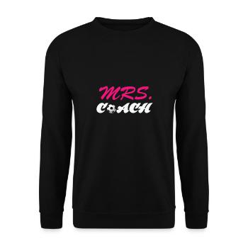 Mrs. Coach - Unisex Pullover - Schwarz - Vorne - Alina (178cm) & Michal (187cm)