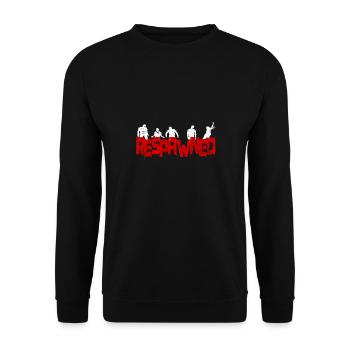 Jeux de zombies réapparus - Sweat-shirt Unisexe - noir - Devant - Alina (178cm) & Michal (187cm)