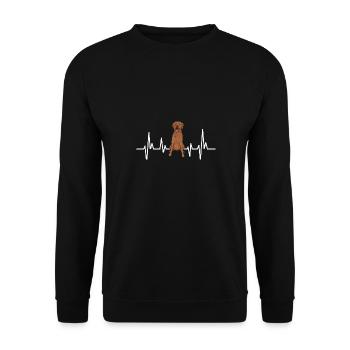 Foxred Labrador Fox Red Labrador Retriever - Unisex Sweatshirt - black - Front - Alina (178cm) & Michal (187cm)