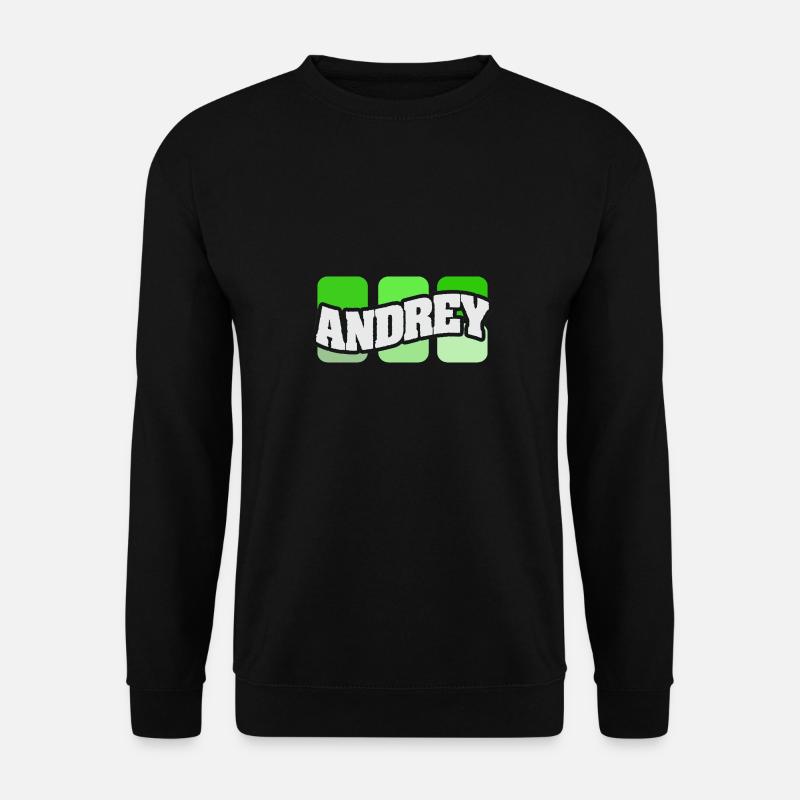 Name Andrey - Unisex Pullover - Schwarz