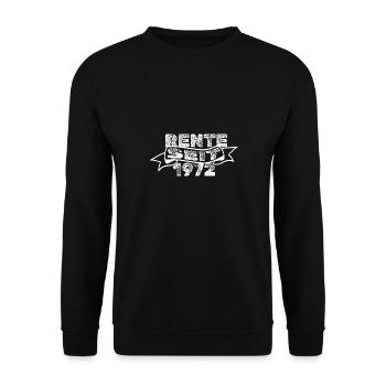 1972 - Unisex Pullover - Schwarz - Vorne - Alina (178cm) & Michal (187cm)