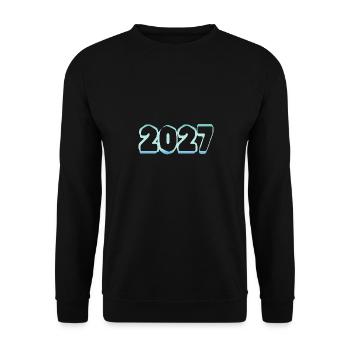 2027 - Sweat-shirt Unisexe - noir - Devant - Alina (178cm) & Michal (187cm)