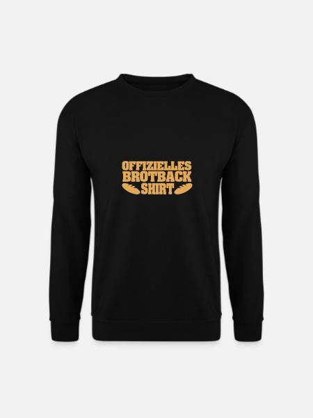 Offizielles Brotback Shirt | Backen Geschenkidee - Unisex Pullover - Schwarz