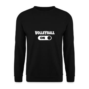 On Volleyball - Unisex Pullover - Schwarz - Vorne - Alina (178cm) & Michal (187cm)