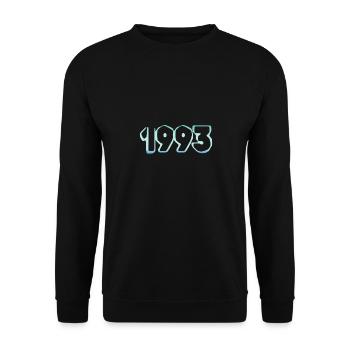 Witzig 1993 - Unisex Sweatshirt - black - Front - Alina (178cm) & Michal (187cm)