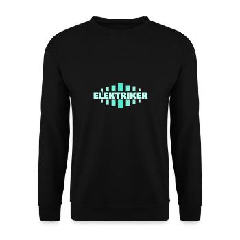 Métier électricien - Sweat-shirt Unisexe - noir - Devant - Alina (178cm) & Michal (187cm)