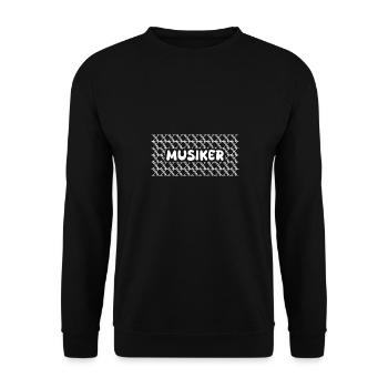 Métier de musicien - Sweat-shirt Unisexe - noir - Devant - Alina (178cm) & Michal (187cm)