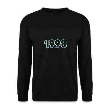 1998 - Unisex Sweatshirt - black - Front - Alina (178cm) & Michal (187cm)