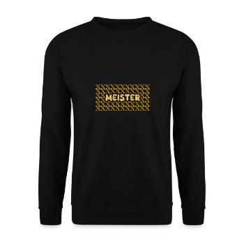 Master craftsman as a job - Unisex Sweatshirt - black - Front - Alina (178cm) & Michal (187cm)