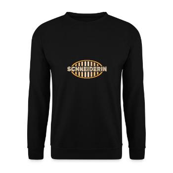 Gift for seamstress - Unisex Sweatshirt - black - Front - Alina (178cm) & Michal (187cm)