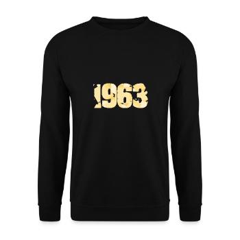 1963 - Unisex Sweatshirt - black - Front - Alina (178cm) & Michal (187cm)