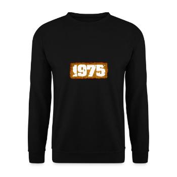 1975 - Sweat-shirt Unisexe - noir - Devant - Alina (178cm) & Michal (187cm)