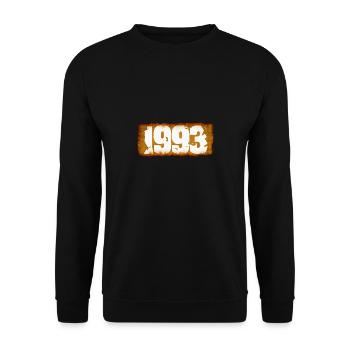 Année 1993 - Sweat-shirt Unisexe - noir - Devant - Alina (178cm) & Michal (187cm)