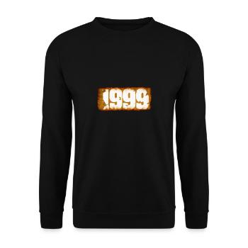 1999 - Sweat-shirt Unisexe - noir - Devant - Alina (178cm) & Michal (187cm)