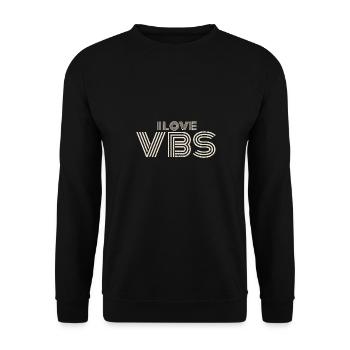 VBS Crew Summer Camp Vacation Teacher Student - Unisex Sweatshirt - black - Front - Alina (178cm) & Michal (187cm)