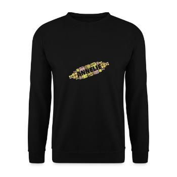 Mama Annelie - Unisex Pullover - Schwarz - Vorne - Alina (178cm) & Michal (187cm)