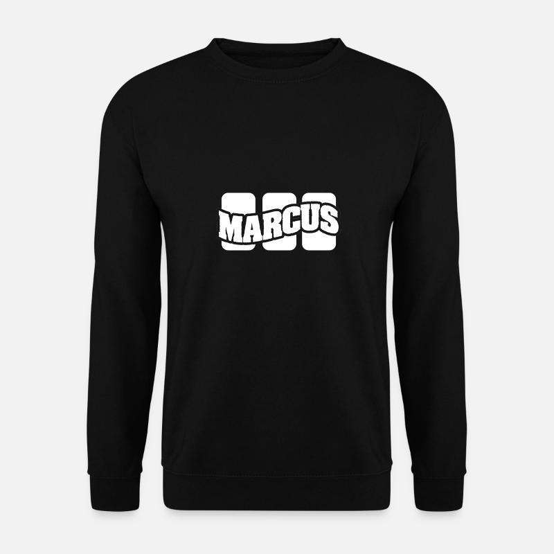 Marcus comme nom - Sweat-shirt Unisexe - noir