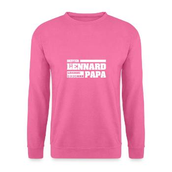 First name Lennard - Unisex Sweatshirt - pink - Front