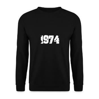 Sun 1974 - Unisex Sweatshirt - black - Front - Alina (178cm) & Michal (187cm)