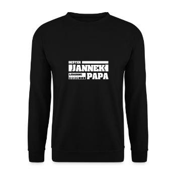 Jannek comme prénom - Sweat-shirt Unisexe - noir - Devant - Alina (178cm) & Michal (187cm)