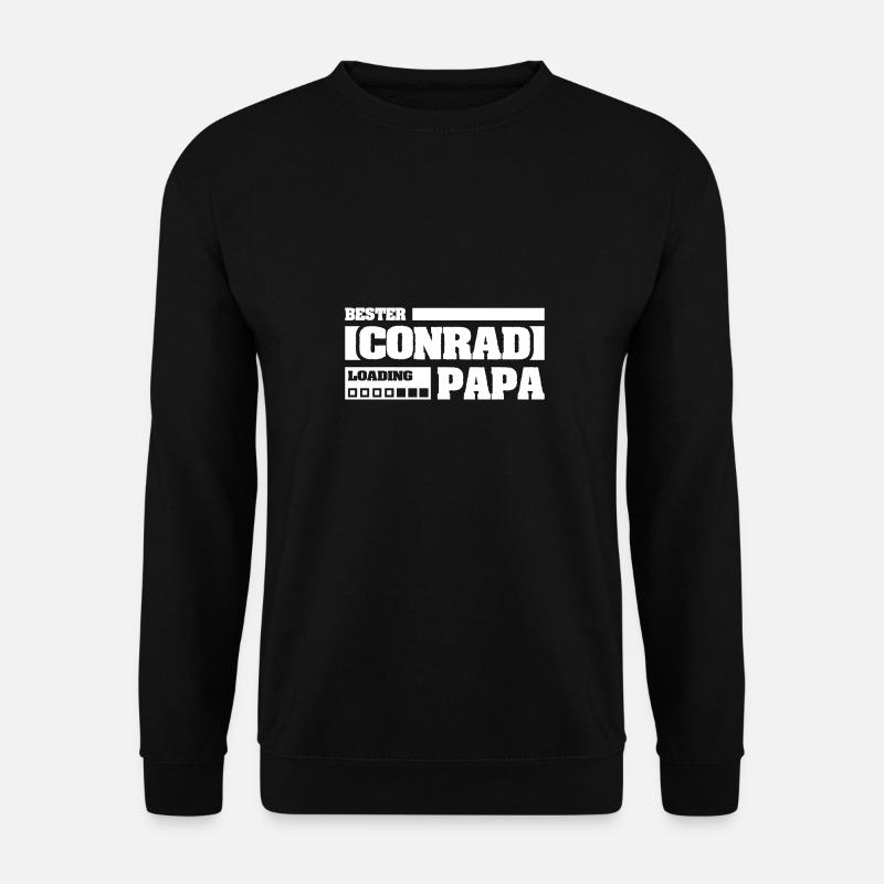 First name Conrad - Unisex Sweatshirt - black