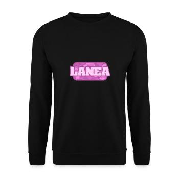 Lanea - Unisex Sweatshirt - black - Front - Alina (178cm) & Michal (187cm)