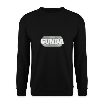 Gunda - Unisex Sweatshirt - black - Front - Alina (178cm) & Michal (187cm)