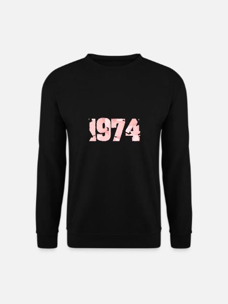 1974 - Sweat-shirt Unisexe - noir